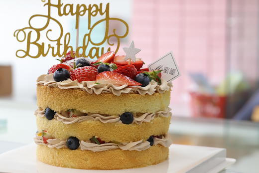 巧克力奶油裸蛋糕 商品图0