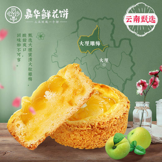 嘉华鲜花饼 大理雕梅酥（礼盒）  175g 商品图0