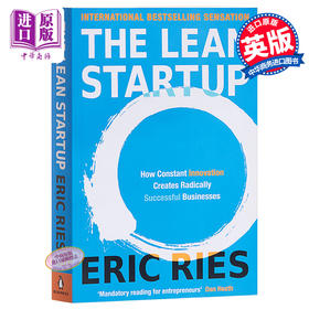 【中商原版】学会开始 英文原版 The Lean Startup 创业经营 Eric Ries