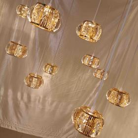 511-10头拱形水晶吊灯【运费自理】