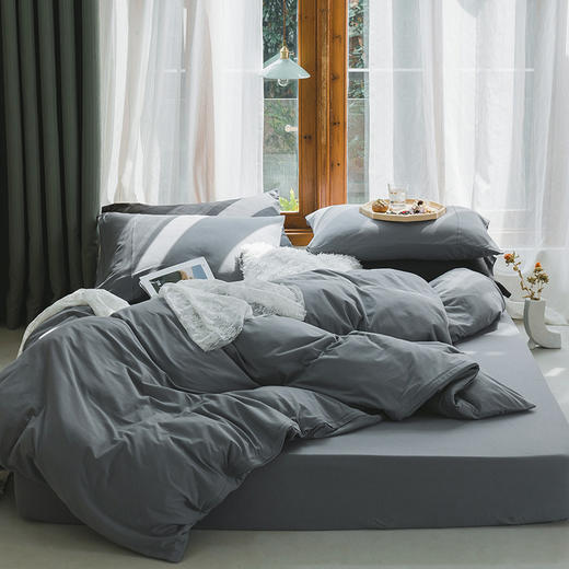 回购最多的天竺棉床上四件套2020纯色版 商品图9