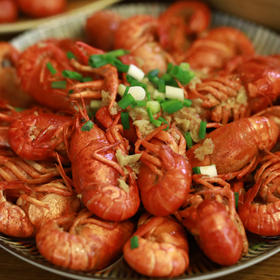 湖北潜江 楚虾王蒜蓉/麻辣小龙虾3盒顺丰包邮