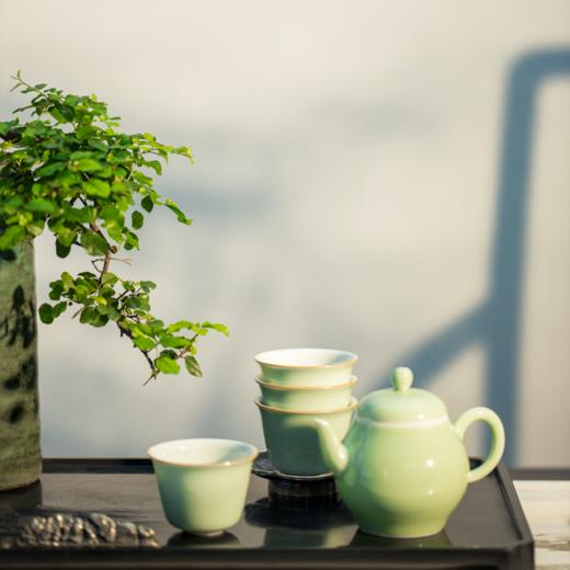 「茶器」老豆青孟承壶 商品图0