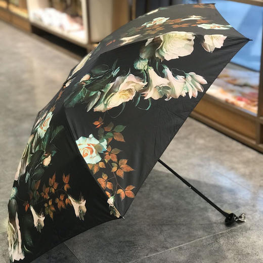 优品堂“泼墨成画”三折超轻精品遮阳太阳伞，晴雨两用伞 商品图2