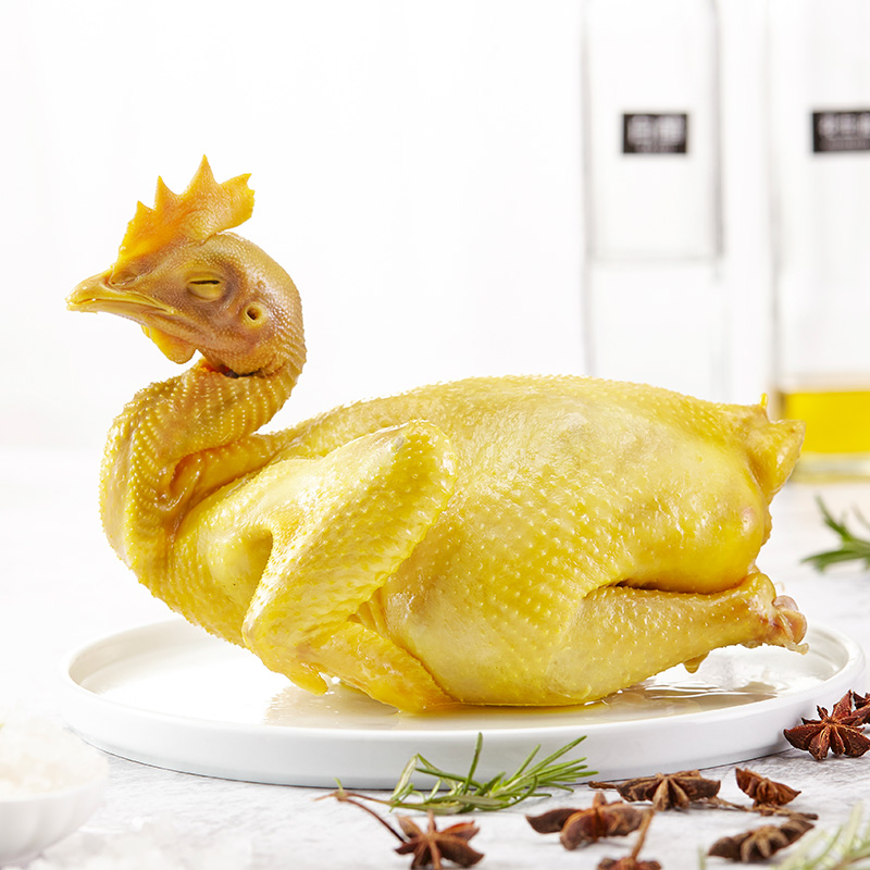 广府盐焗清远鸡800g  365天龄老母鸡