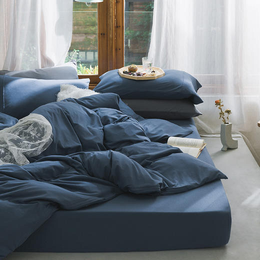 回购最多的天竺棉床上四件套2020纯色版 商品图2