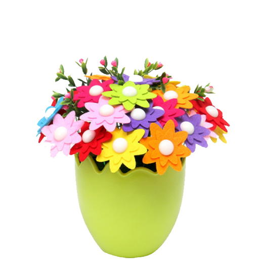 蛋壳花系列 纽扣花母亲节礼物手工花束diy幼儿园制作材料包儿童 商品图4