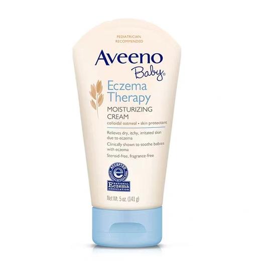 现货 Aveeno/艾维诺 婴儿燕麦舒缓湿疹润肤霜柔嫩不刺激141g多效修护，宁波发货 商品图1