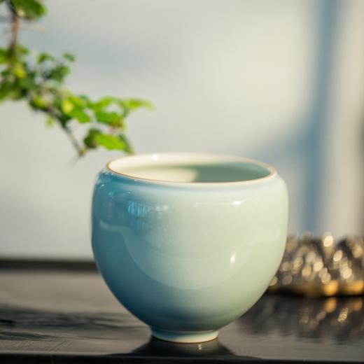 「茶器」天蓝釉莲心水洗 商品图0