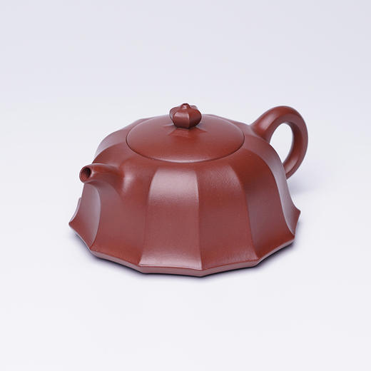 龙德堂陶艺 汤先武制 《秋菱》 原矿紫朱泥 330cc (库存请咨询) 商品图4