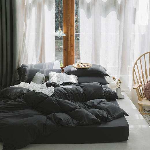 回购最多的天竺棉床上四件套2020纯色版 商品图5