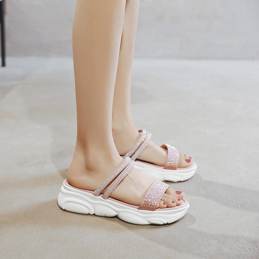 厚底显高小仙女两穿凉鞋