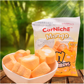 【亚欧超市】可尼斯芒果棉花糖70g