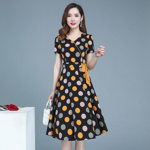 MQ-1227-922夏新款高端洋气收腰显瘦韩版雪纺连衣裙YY 商品图1