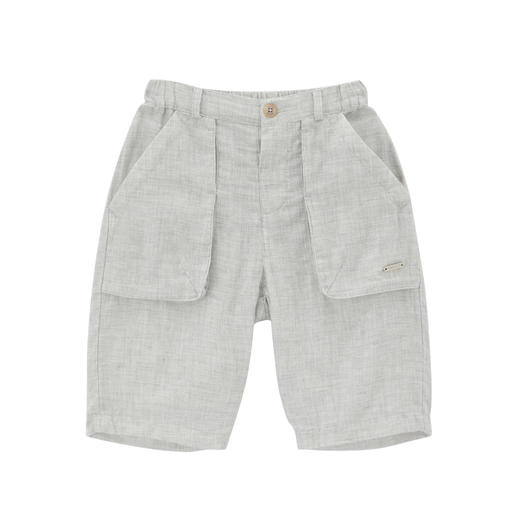 英氏-童衣类（夏）D0英梭短裤花纱灰 商品图0