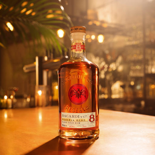 【bacardi】百加得8年朗姆酒750ml 波多黎各原装进口洋酒