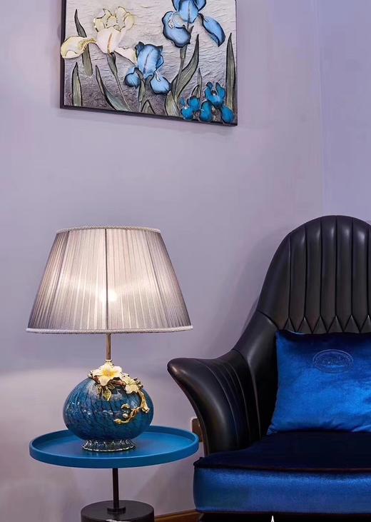 【彼达思】珐琅彩 平安纳福纸巾盒+平安纳福台灯(小)套组 商品图2