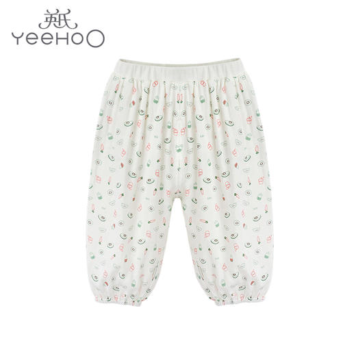 英氏-童衣类（夏）D0白竹防蚊裤豚草绿 商品图0