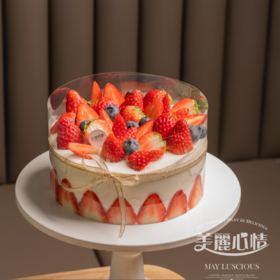 明治草莓淡奶蛋糕