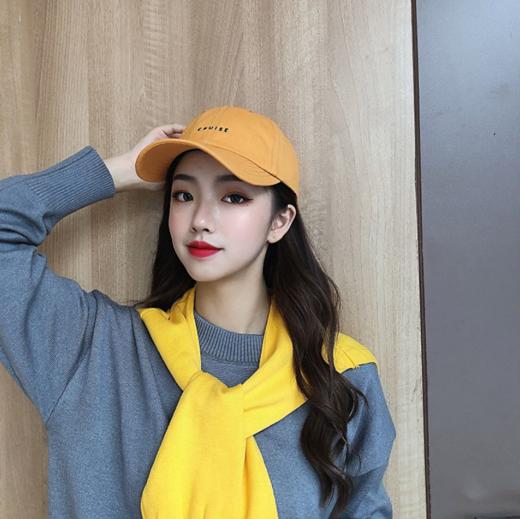 韩版时尚百搭字母棒球帽弯檐休闲鸭舌帽男原宿学生遮阳帽子女夏天 商品图1