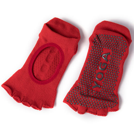 《15送1》哈瓦塔专业全棉瑜伽五指袜女舞蹈袜运动袜防滑袜防臭普拉提漏趾漏背瑜伽袜 商品图10