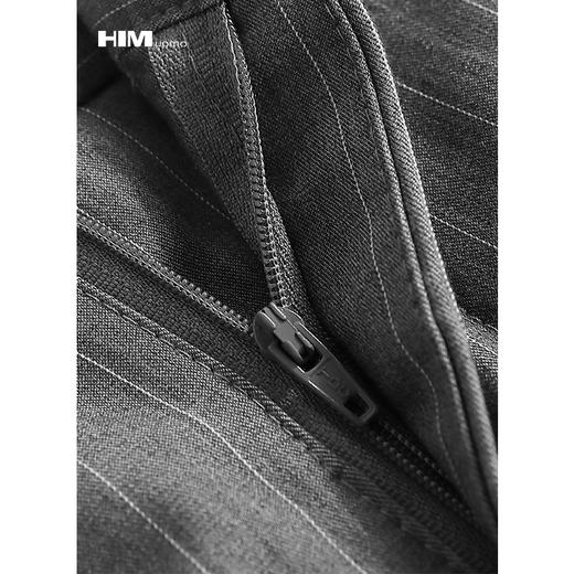 HIM漢崇 修身西裤男灰色职业春夏百搭商务休闲西式潮流修身西装裤 商品图3
