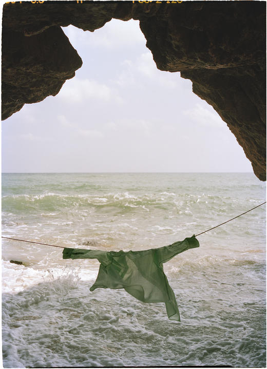 HIDEMI “自由是生命的氧气”/氧气绿天丝亚麻口袋设计感衬衫 商品图6