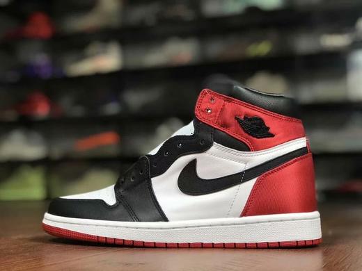 AJ1 Air Jordan 1 Satin 'Black Toe'纯原版本 丝绸黑脚趾 商品图0