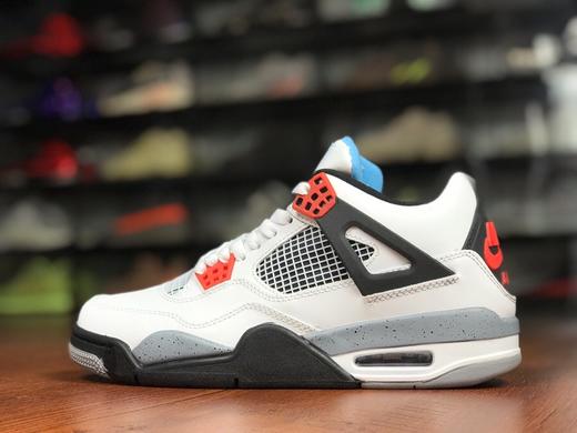 aj4鸳鸯Air Jordan 4 “What The 4” 融合了白红、白水泥和白蓝 3 款超经典配色 商品图0