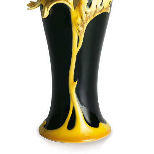 【彼达思】法蓝瓷 FZ00689贵器天成 富贵牡丹花瓶 商品图3