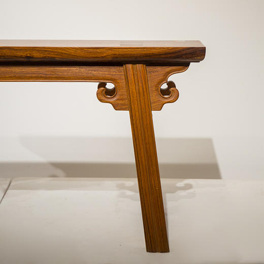 黄花梨夹头榫云纹条凳 商品图1