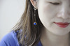 多米尼加蓝珀18K玫瑰金镶钻耳饰  1314 数字能量系列 商品缩略图3