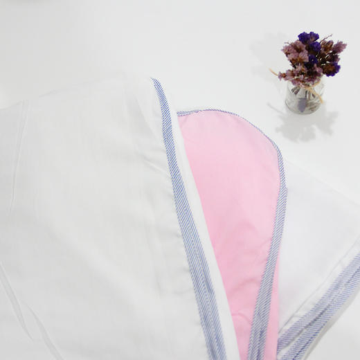 水洗棉床（1.9*1.2）单白色粉色 商品图2