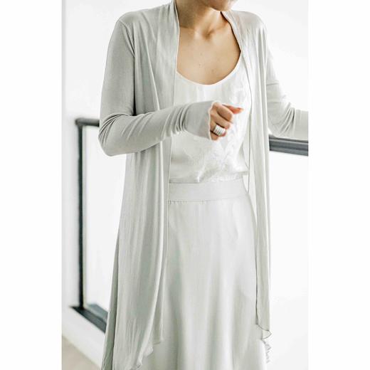 CG｜Knit Silk Long Cardigan [长款针织真丝开衫] 商品图3