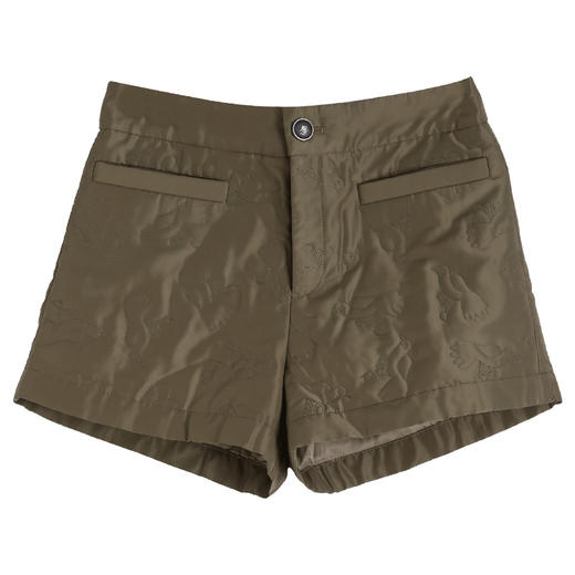 VIVIAN LIU/红英A1868501冬女装新款小鸟绣花绗缝薄棉短裤靴裤 商品图4