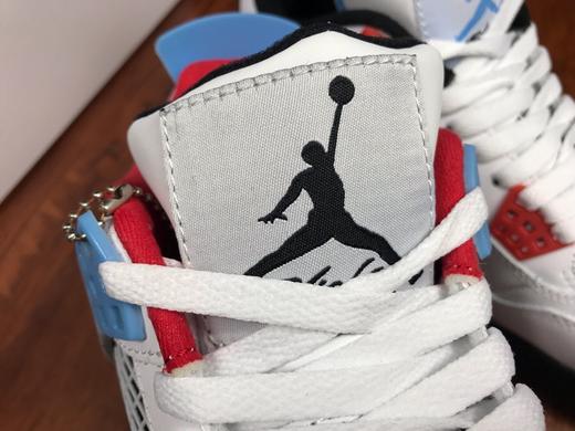 aj4鸳鸯Air Jordan 4 “What The 4” 融合了白红、白水泥和白蓝 3 款超经典配色 商品图3