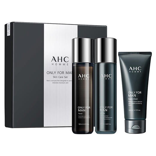 AHC男士控油祛痘清爽护肤套装 商品图0