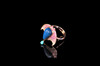 魔鬼鱼·多米尼加蓝珀18K玫瑰金吊坠、戒指双用款 商品缩略图3