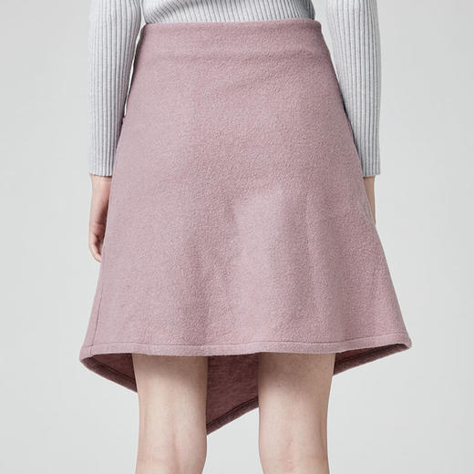 VIVIAN LIU/红英 Y1859401 冬女装新开衩不规则下摆毛呢半身裙 商品图1