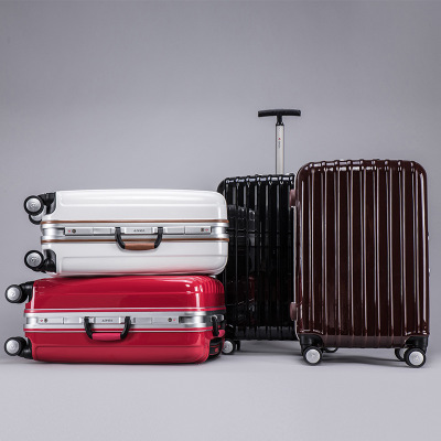 银座 单拉杆铝框拉杆箱万向轮旅行箱登机行李箱JF60Y-1K