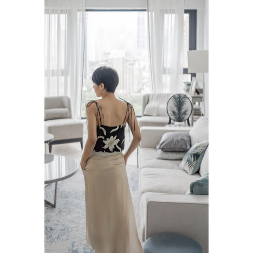 CG｜Round Neck Tank TOP [真丝吊带上衣] 商品图1