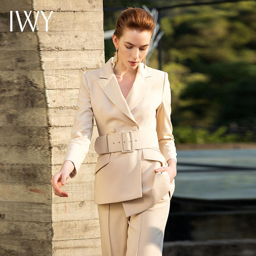 IWY/杏色西装长裤半裙套装201047C1+P2+S1 商品图5