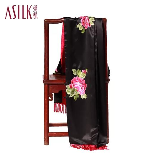 8F  ASILK绣都  桑蚕丝手绣披肩 商品图0