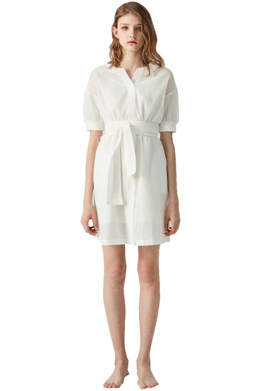 VIVIAN LIU/红英 Y1924101 春女装新款系腰带两件套提花连衣裙 商品图5