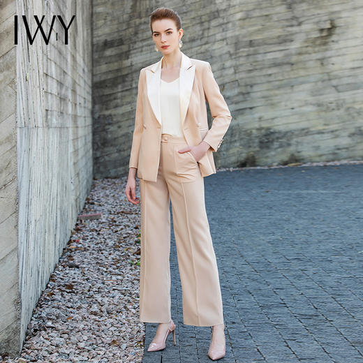 IWY/杏色衬衫香槟色上衣长裤半裙套装201046B1+C1+P2+S3 商品图0