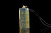 墨西哥蓝珀18k喷砂黄金方牌吉祥经吊坠  能量系列 商品缩略图5