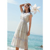 欧芮儿雪纺连衣裙短袖中长款 商品缩略图0