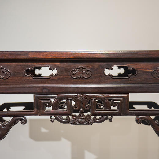 紫檀回纹琴桌 - 明清家具研习社