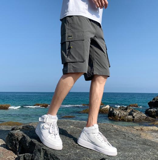 【服饰鞋包】男士运动休闲裤 时尚潮男裤子透气棉料工装裤男短裤 商品图2