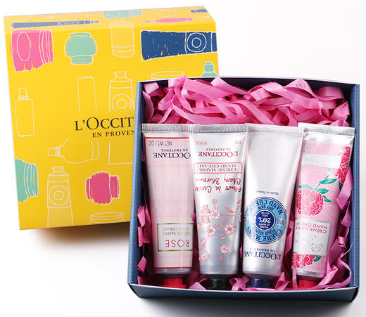 欧舒丹4支护手霜套装 乳木果、玫瑰、樱花、马鞭草、芍药随机发 商品图0